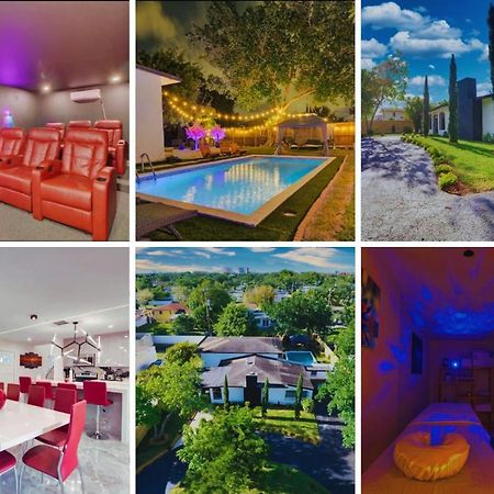 Flaming House With Cinema, Pool & Chill Area Villa Miami Exteriör bild
