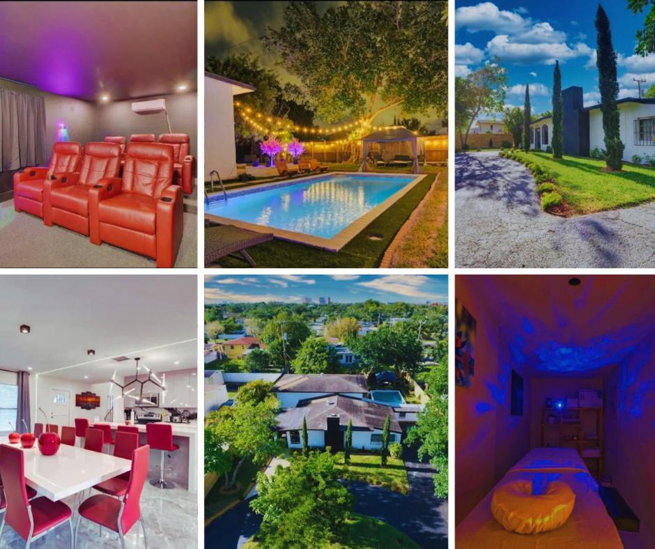 Flaming House With Cinema, Pool & Chill Area Villa Miami Exteriör bild